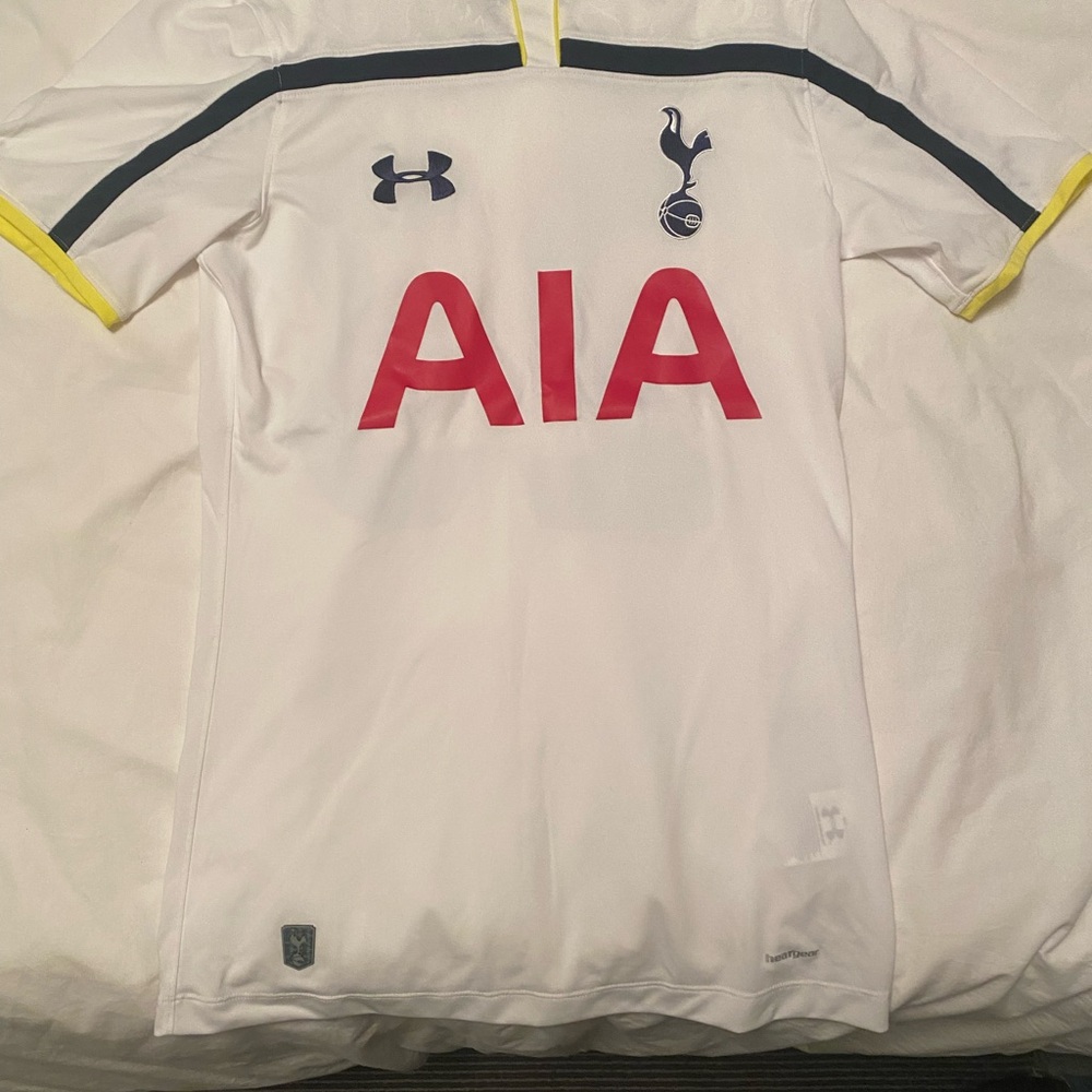 Under Armour White Jersey with Red and Yellow Accents